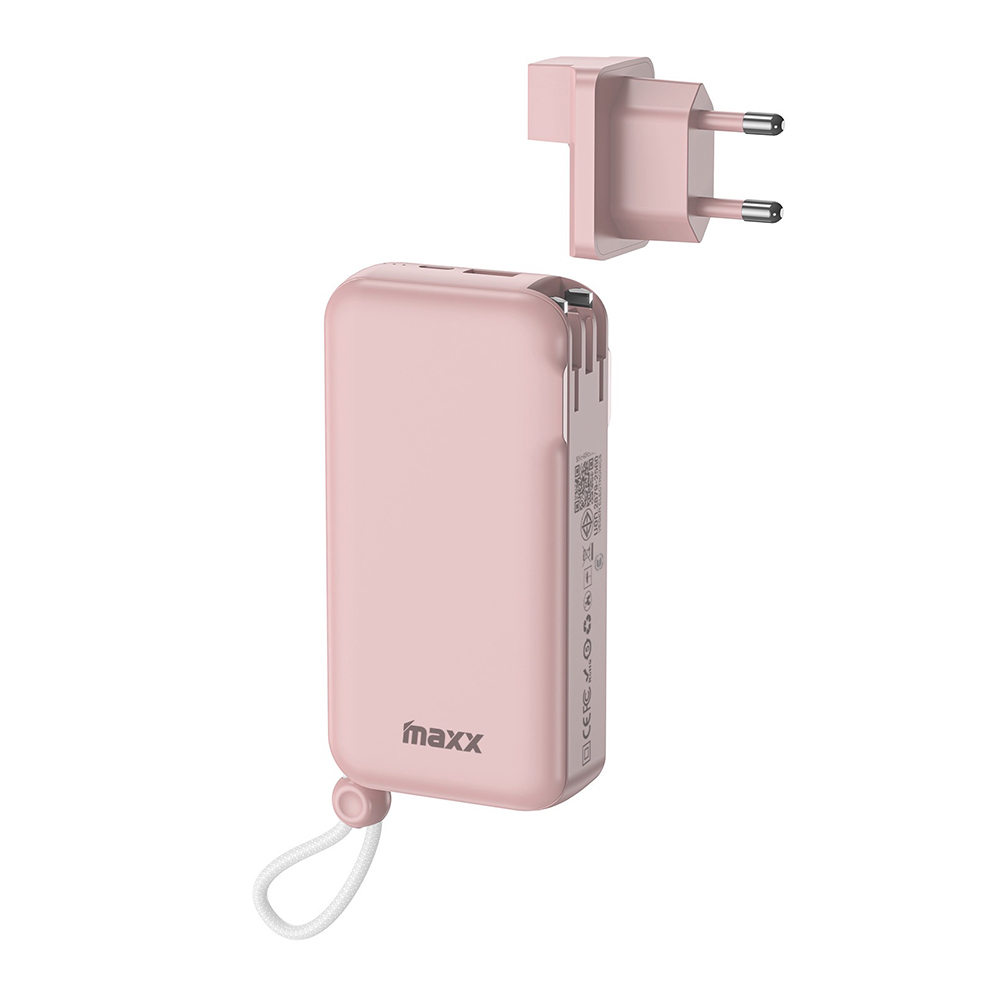 POWER BANK 10000 mAh MAX (20W,W1021 ) Pink thumbnail 2